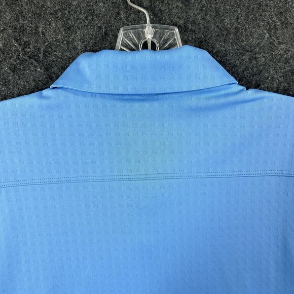 Nike Triumph Polo Shirt Men’s Medium Blue Dri-Fit Golf Performance Casual - Picture 5 of 10